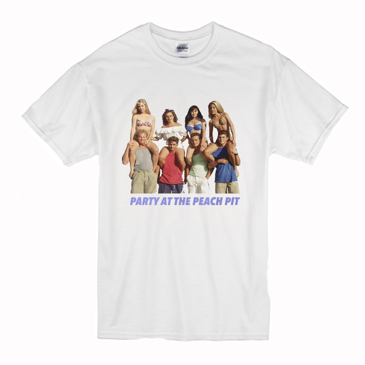Party At The Peach Pit Beverly Hills T Shirt Oztmu